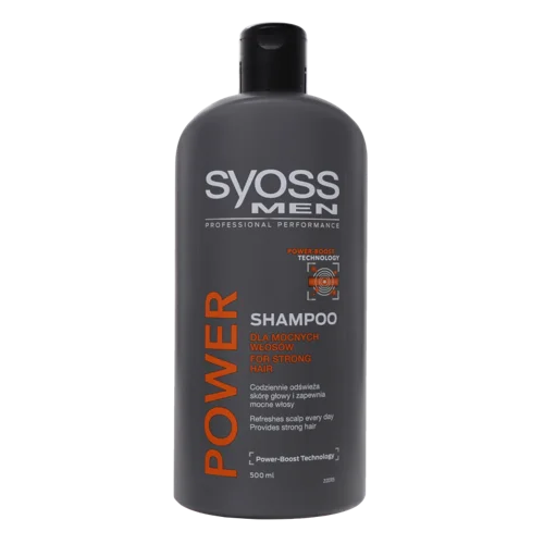 Шампунь для Волосся Щоденний Power&Strength Syoss Men, 500мл