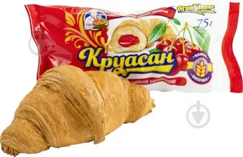 Круасан «Агробізнес» з вишневою начинкою, 75г