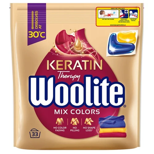 Капсули для прання Woolite для кольорових тканин 33шт