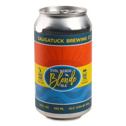 Пиво Saugatuck Oval Beach Blonde світле з/б 0,355л