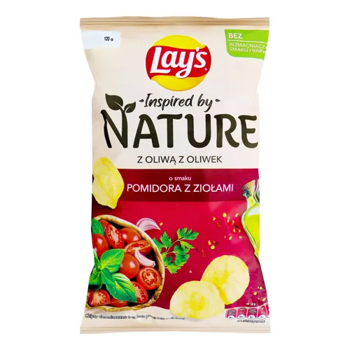 Чіпси картопляні «Томати з зеленню» Lays м/у 120г