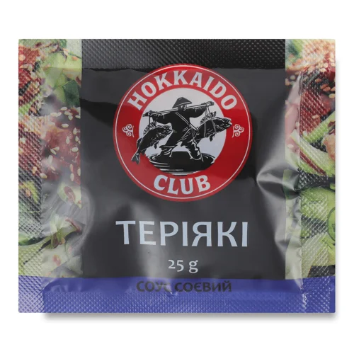 Соус соєвий Hokkaido Club Теріякі саше,25г
