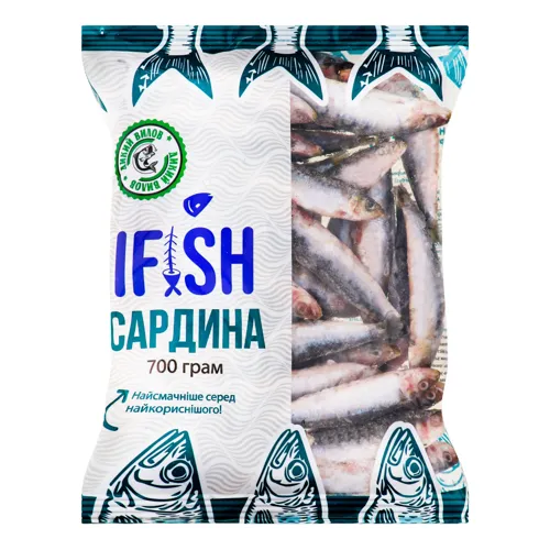Сардина Ifish свіжоморожена м/у 700г