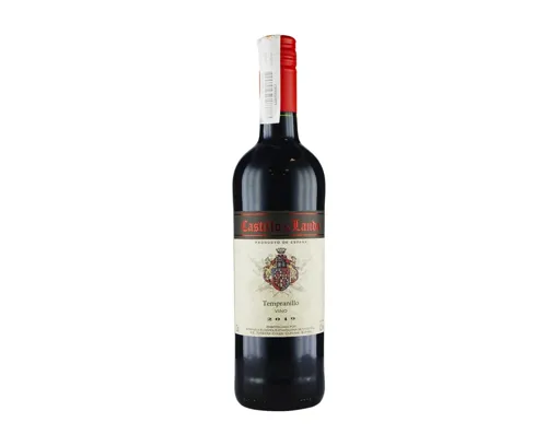 Вино Castillo de landa Temranillo червоне сухе 12% 0,75л