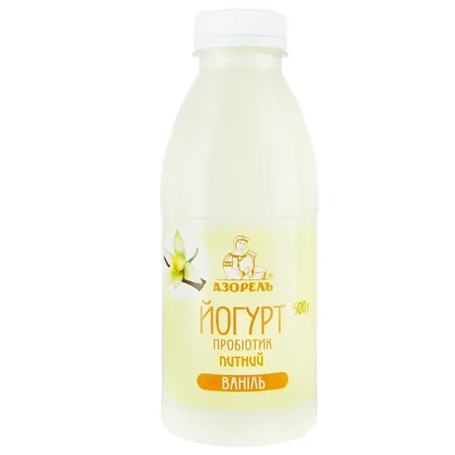 Йогурт-пробіотик Азорель Ваніль 4%, 500г
