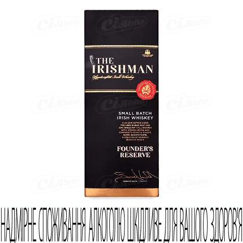 Віскі The Irishman Founder's Reserve, 0,7л
