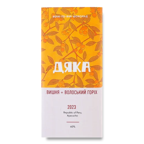 Шоколад 60% З Вишнею І Волоським Горіхом, м/у 45г