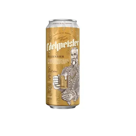 Пиво Edelmeister Weizenbier світле нефільтроване 5,2% об ж/б