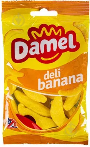 Цукерки жувальні Damel «Банани», 80г