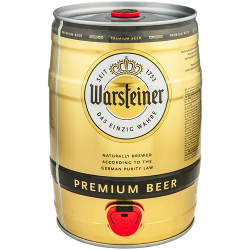 Пиво Warsteiner Premium світле 4,8% 5л
