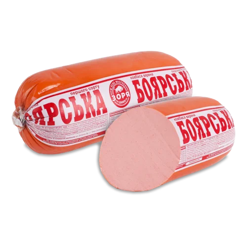 Ковбаса Варена Вищого Ґатунку Боярська Зоря Дніпра, 1 кг