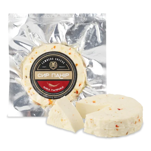 Сир Панір Дика Паприка 46% Lemberg Cheese, кг