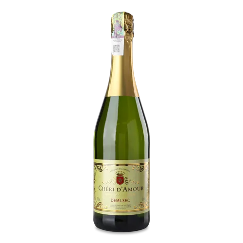 Ігристе Вино Біле Напівсухе Cheri d'Amour, 0.75л, 11%