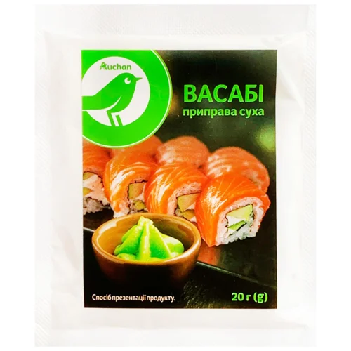 Приправа суха Auchan Васабі 20г