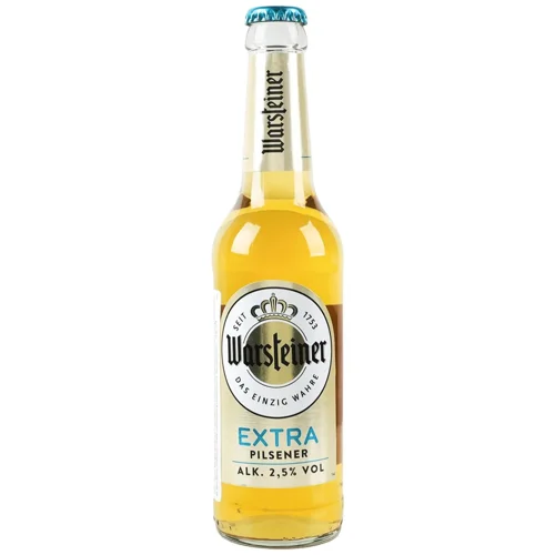 Пиво Warsteiner Extra світле 2,5% 0,33л