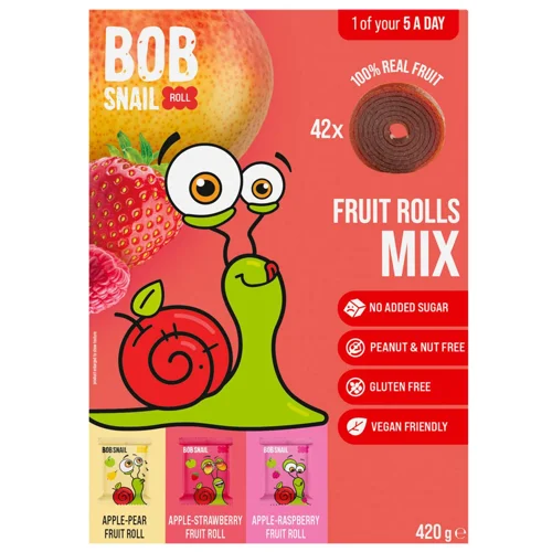 Цукерки Bob Snail Mix 420г