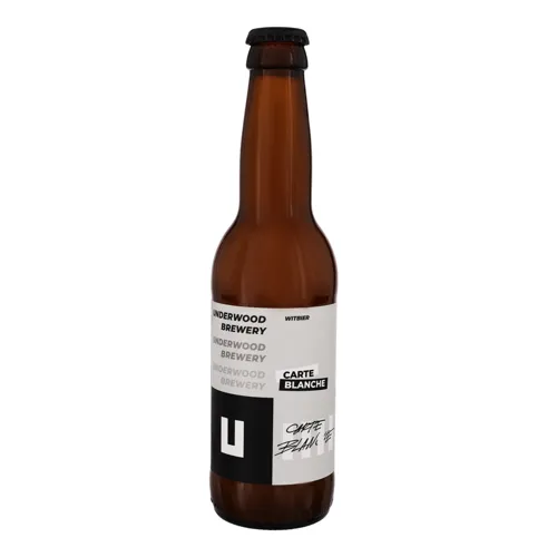 Пиво світле нефільтроване непастеризоване Carte Blanche Underwood Brewery 0.33л 4.6%