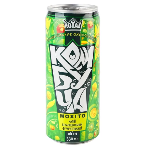 Комбуча Royal Fruit Мохіто 0,33л