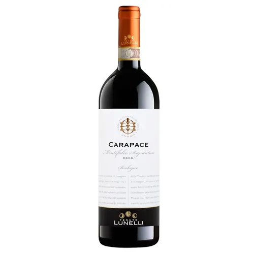 Вино ігристе Tenute Lunelli Carapace Montefalco Sagrantino DOCG червоне сухе 15,5% 0,75л