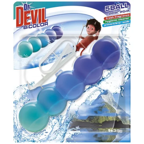 Блок для унітазу Dr.Devil WC BiColor Полярна вода 35г