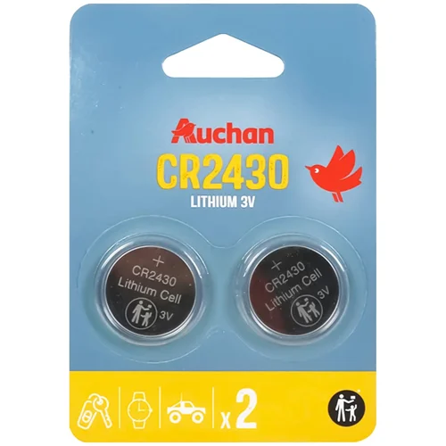 Батарейки Auchan Standart CR2430 2шт