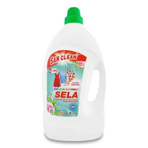 Гель-Концентрат Для Прання Кольорових Речей Selа San Clean, 4кг