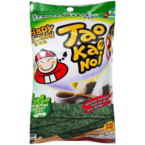 Водорості норі Taokaenoi хрусткі для приготування суші 15г