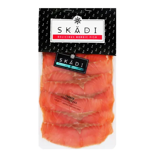 Семга филе-кусочки Skadi солоні вищого ґатунку 250г