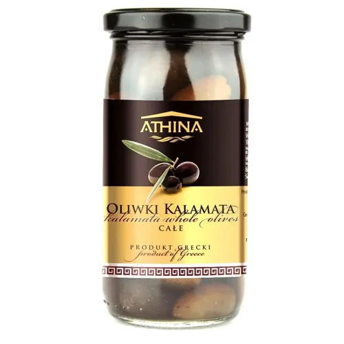 Оливки Athina Каламата з кісточкою 360г