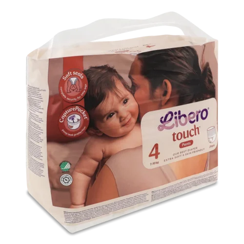 Підгузники-трусики Libero Touch 4 7-10кг