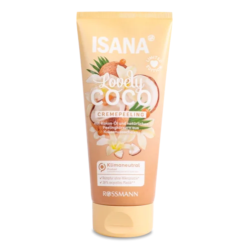 Гель-пілінг Для Душу Lovely Coco Isana, 200мл