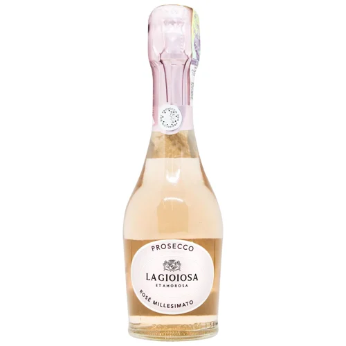 Вино ігристе La Gioiosa Prosecco Rose Millesimato Brut рожеве 11% 200мл