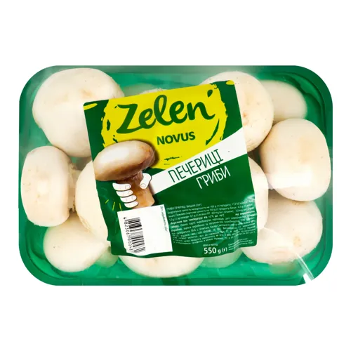 Печериці Novus Zelen’ свіжі 550г