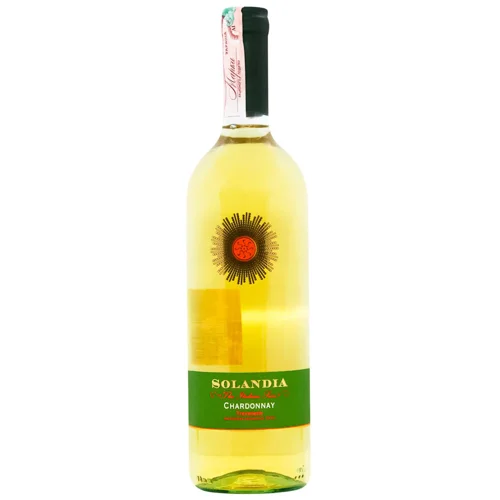 Вино Solandia Chardonnay біле сухе 12,5% 0,75л