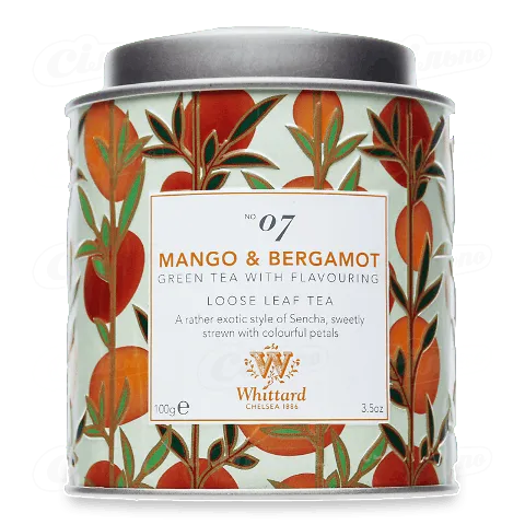 Чай зелений Whittard з манго і бергамотом, 100г