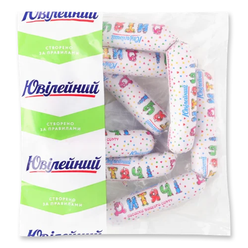 Сосиски Варені Дитячі Ювілейний В/с М/у, 0.5кг