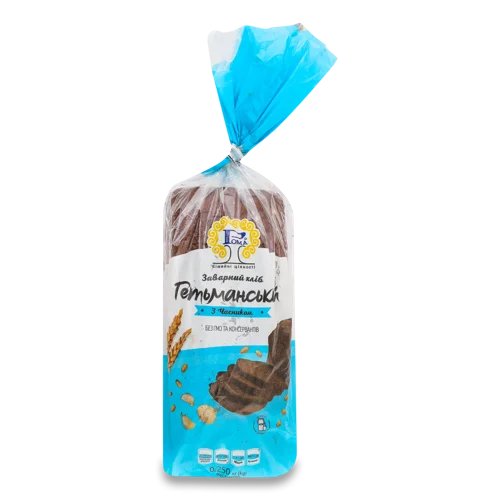 Хліб Заварний Гетьманський З Часником, в/ґ, 0.25 кг