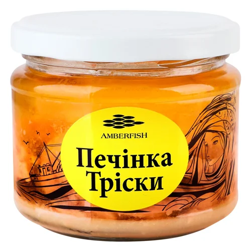 Печінка тріски Amberfish 250г