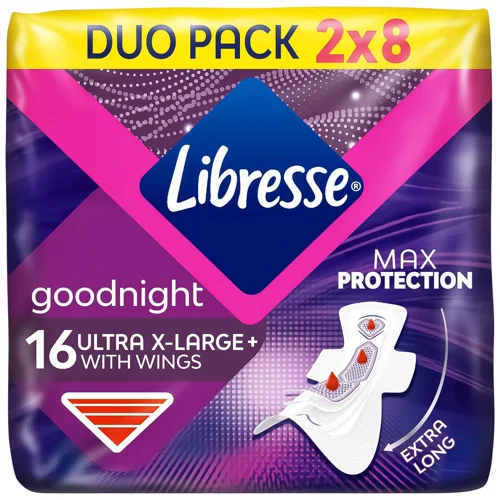 Прокладки гігієнічні Libresse Goodnight Ultra X-Large нічні 16шт