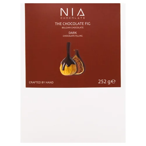 Інжир Nia Chocolate cушений в чорному шоколаді з ароматом бренді 252г