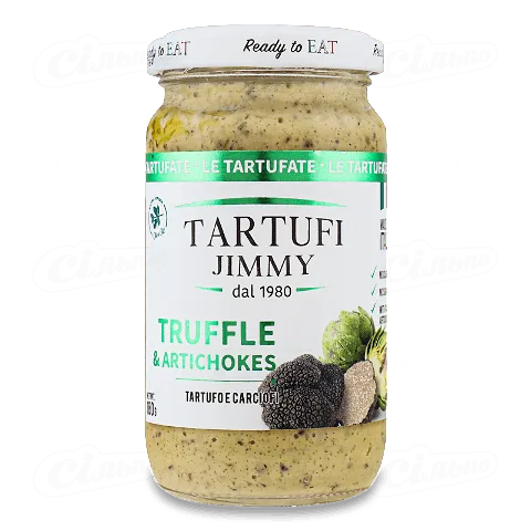 Соус Tartufi Jimmy до пасти з трюфелем та артишоками, 180г