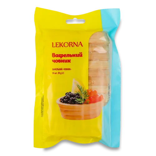 Вафельний Човник Lekorna, Між 20г, В/ґ