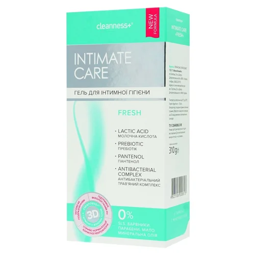 Гель Cleanness+ Fresh для інтимної гігієни 310г