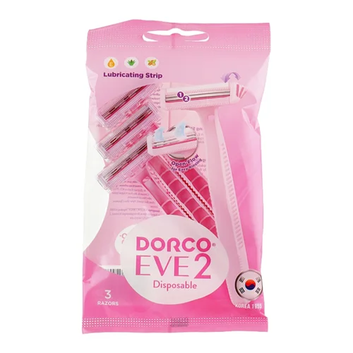 Бритва Жіноча Dorco Eve Одноразова 2 леза, 3 шт