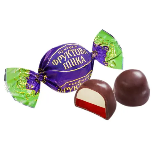Цукерки Бісквіт-Шоколад фруктова пінка