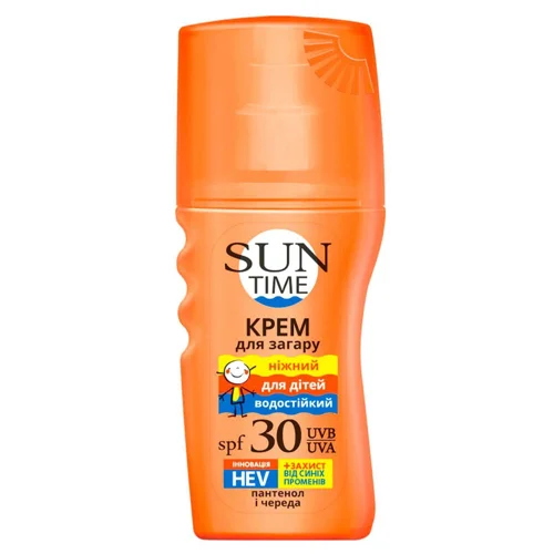 Крем для засмаги Sun Time для дiтей SPF-30 150мл