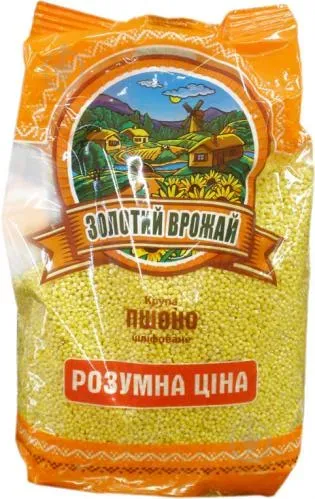 Крупа пшоно шліфоване ТМ «Золотий врожай» 700г