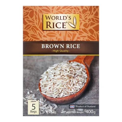Рис нешліфований довгозерний Brown World's Rice