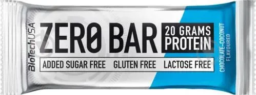 Батончик протеїновий ZERO Bar 50г Шоколад-Кокос BIOTECH