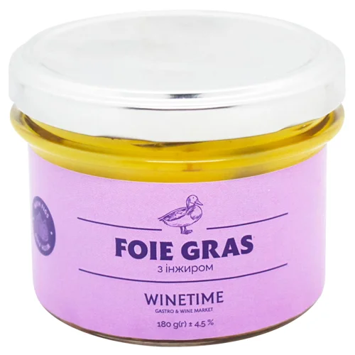 Фуа-гра Winetime з інжиром 180г
